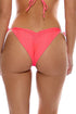 Luli Fama Hot Tropics Wavy Ruched Back Tie Side Bottom